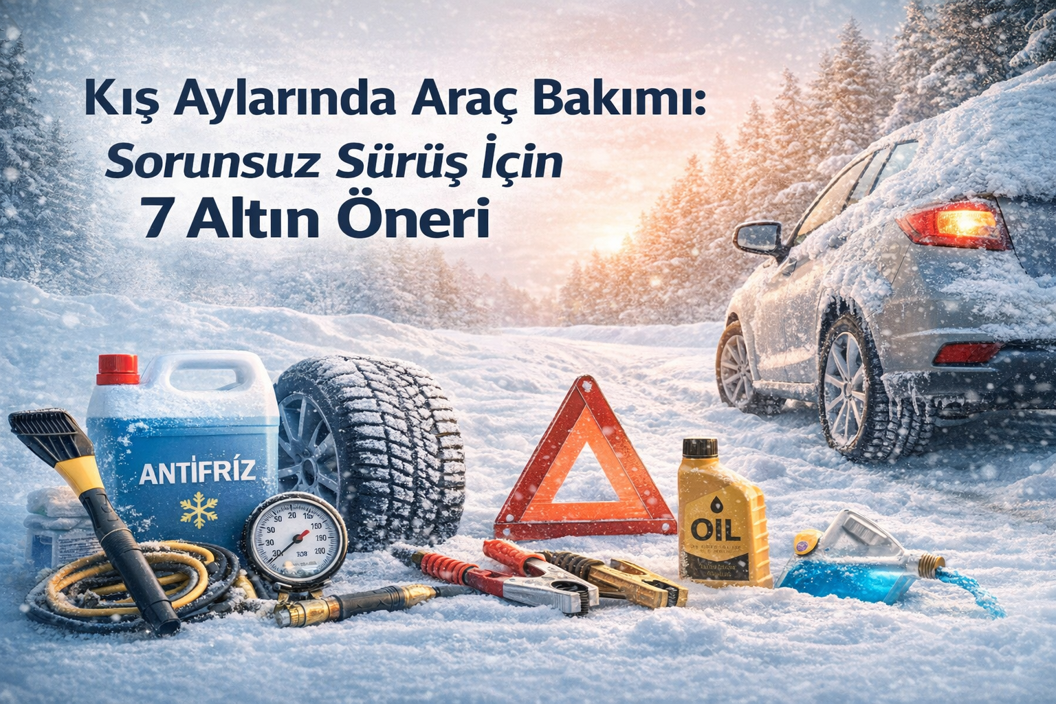 Kış Aylarında Araç Bakımı: Sorunsuz Sürüş İçin 7 Altın Öneri